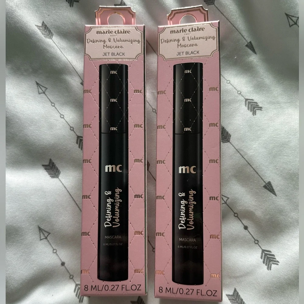 Marie Claire Jet Black Volumizing Mascara 2-Pack Sealed